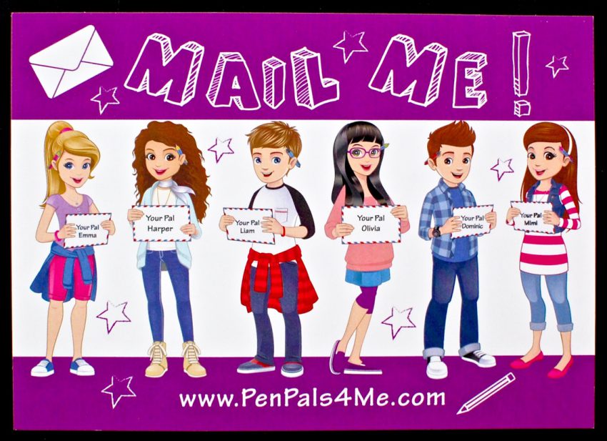 pen pals 4 me postcard