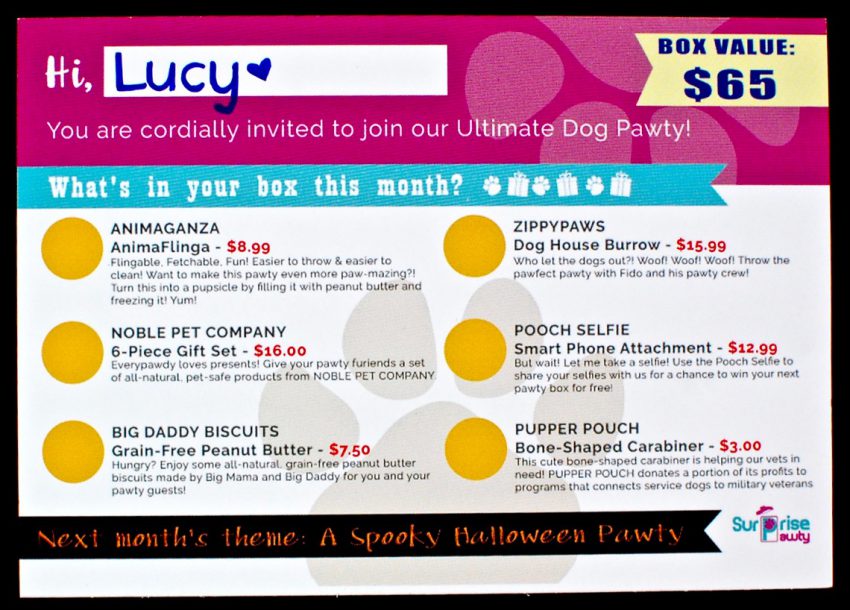 Surprise Pawty box review
