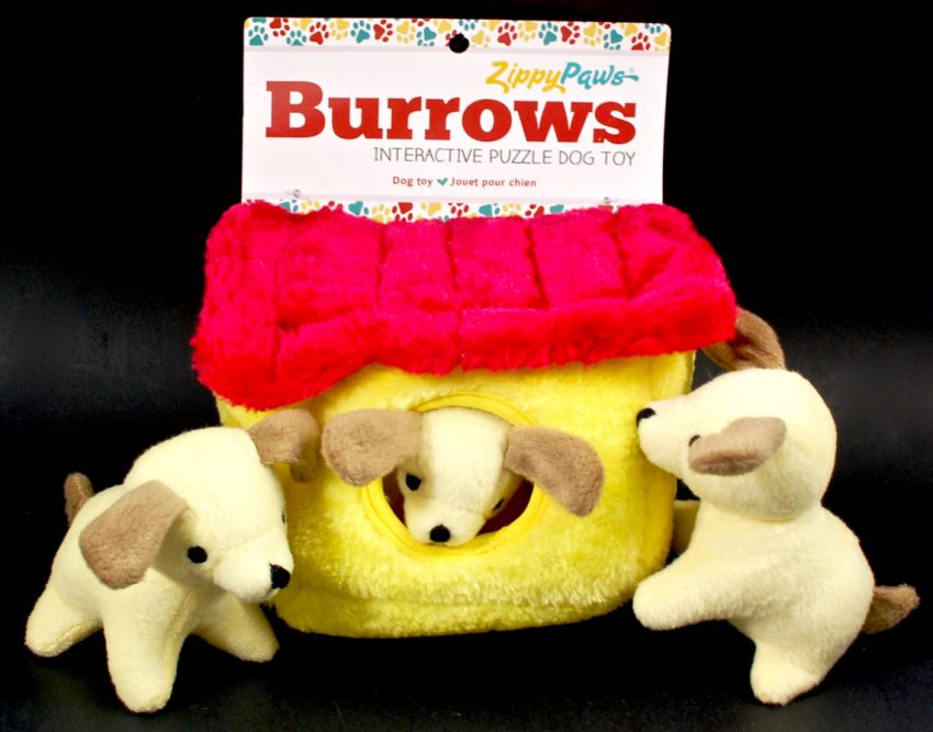 zippy burrows dog toy