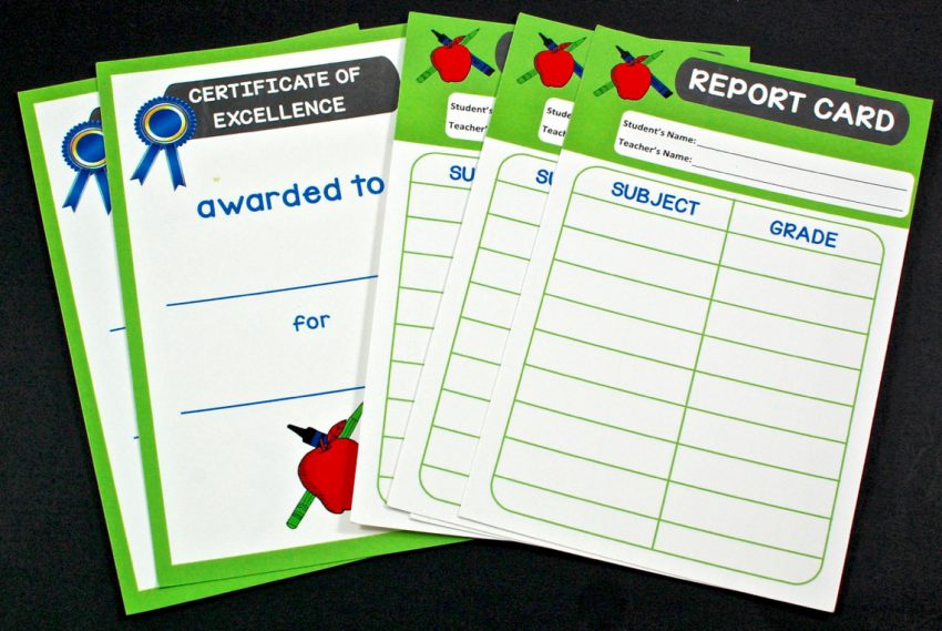 report cards