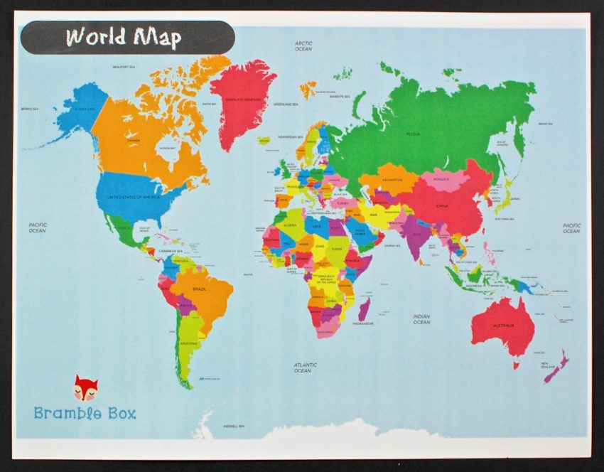 world map