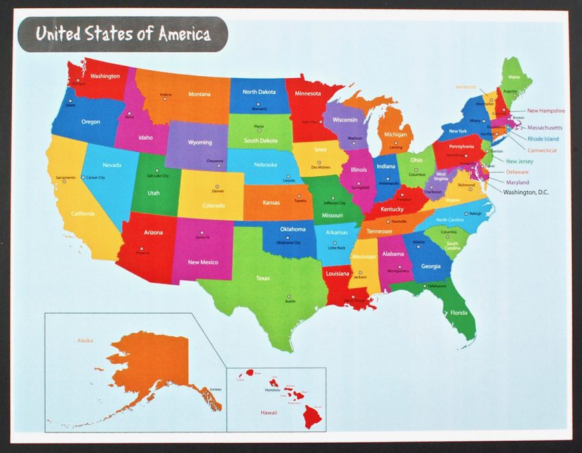 United States map