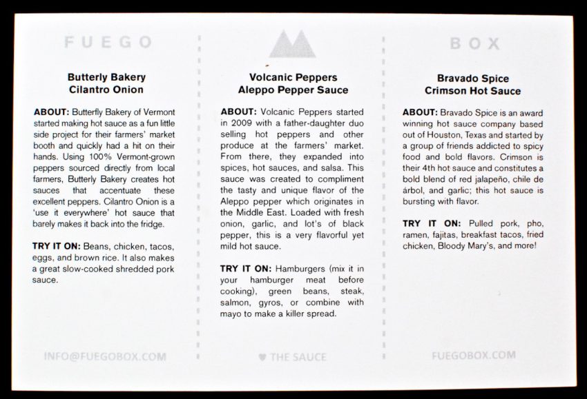 hot sauce box review