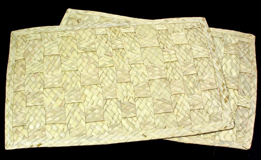 palm leaf placemats