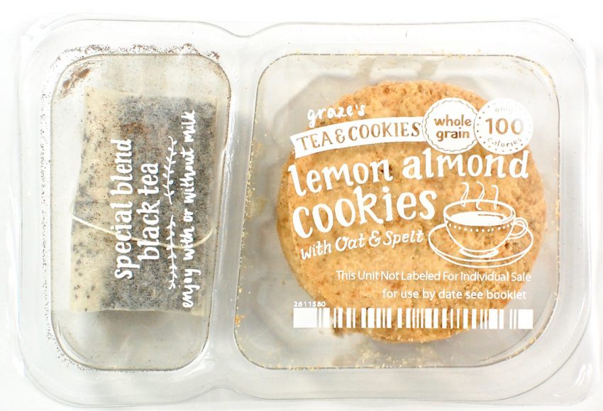 Graze lemon almond cookies