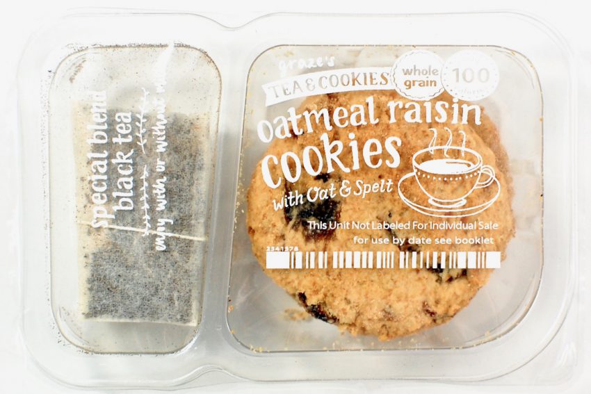 Graze cookies and tea