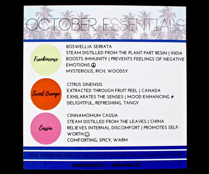 October Honi Essentials review