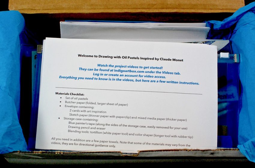 Indigo Art Box