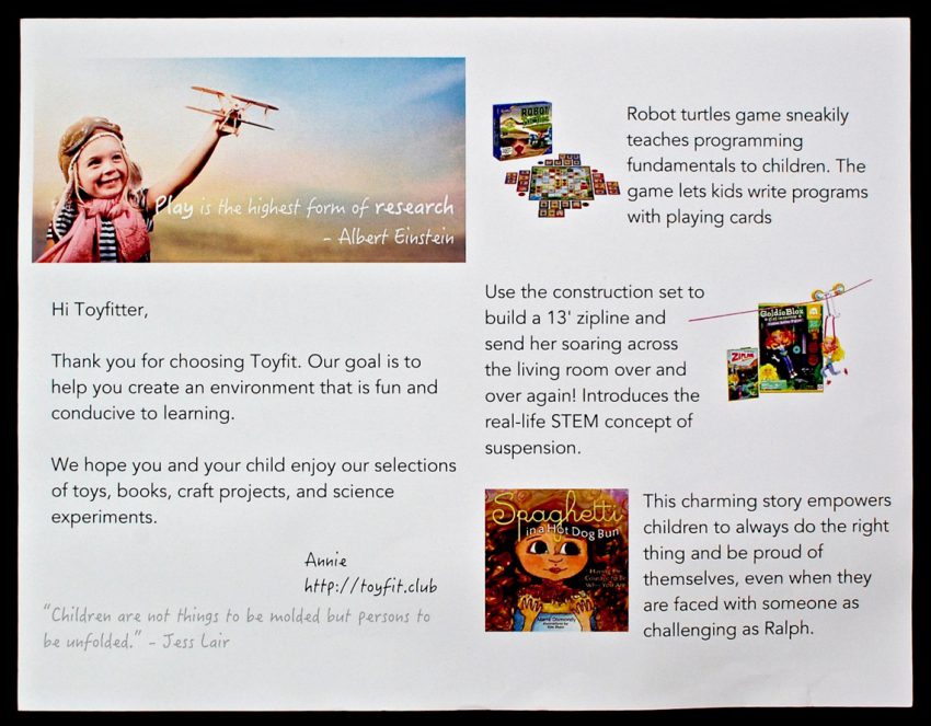 October 2016 Toyfit review