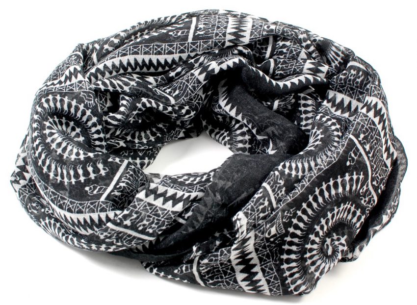 geometric scarf