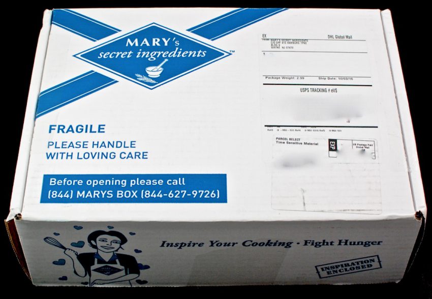 Mary's Secret Ingredients box