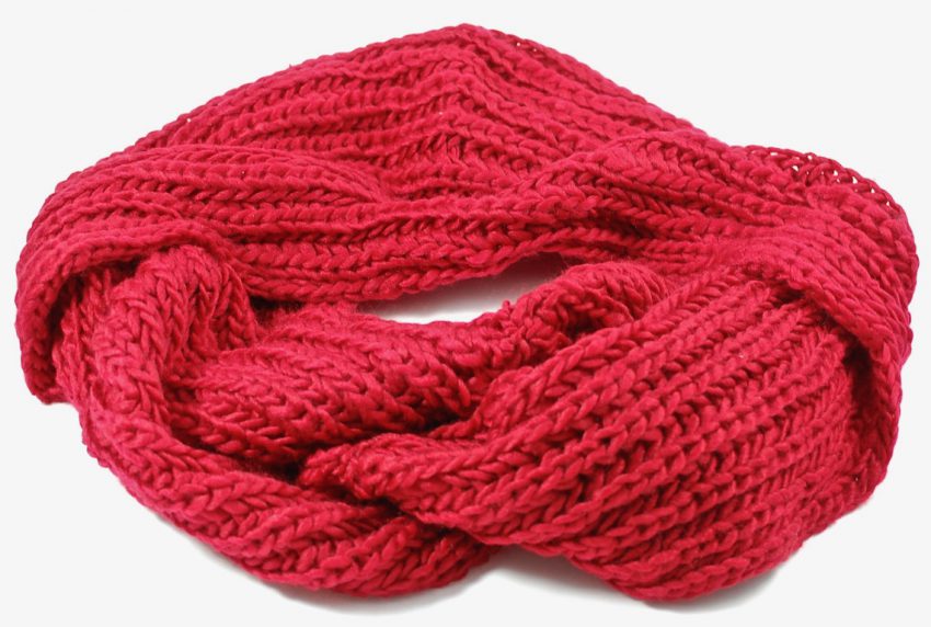 peach couture scarf