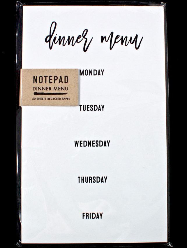 Jack and Ella menu planner