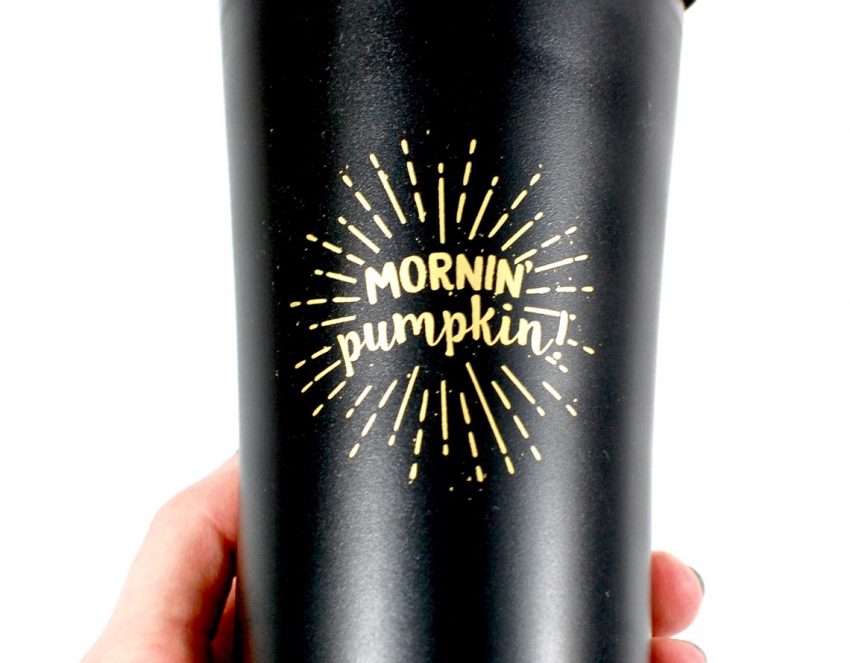 mornin' pumpkin mug