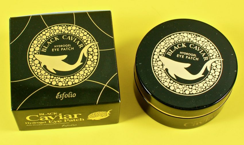 Esfolio black caviar eye patch