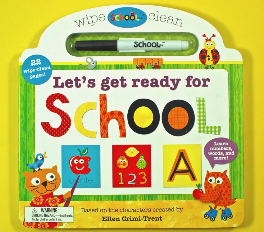 schoolies dry erase book