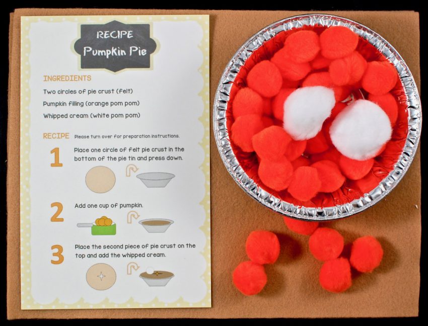 pumpkin pie craft