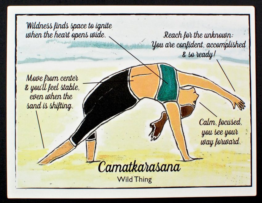 yoga pose card