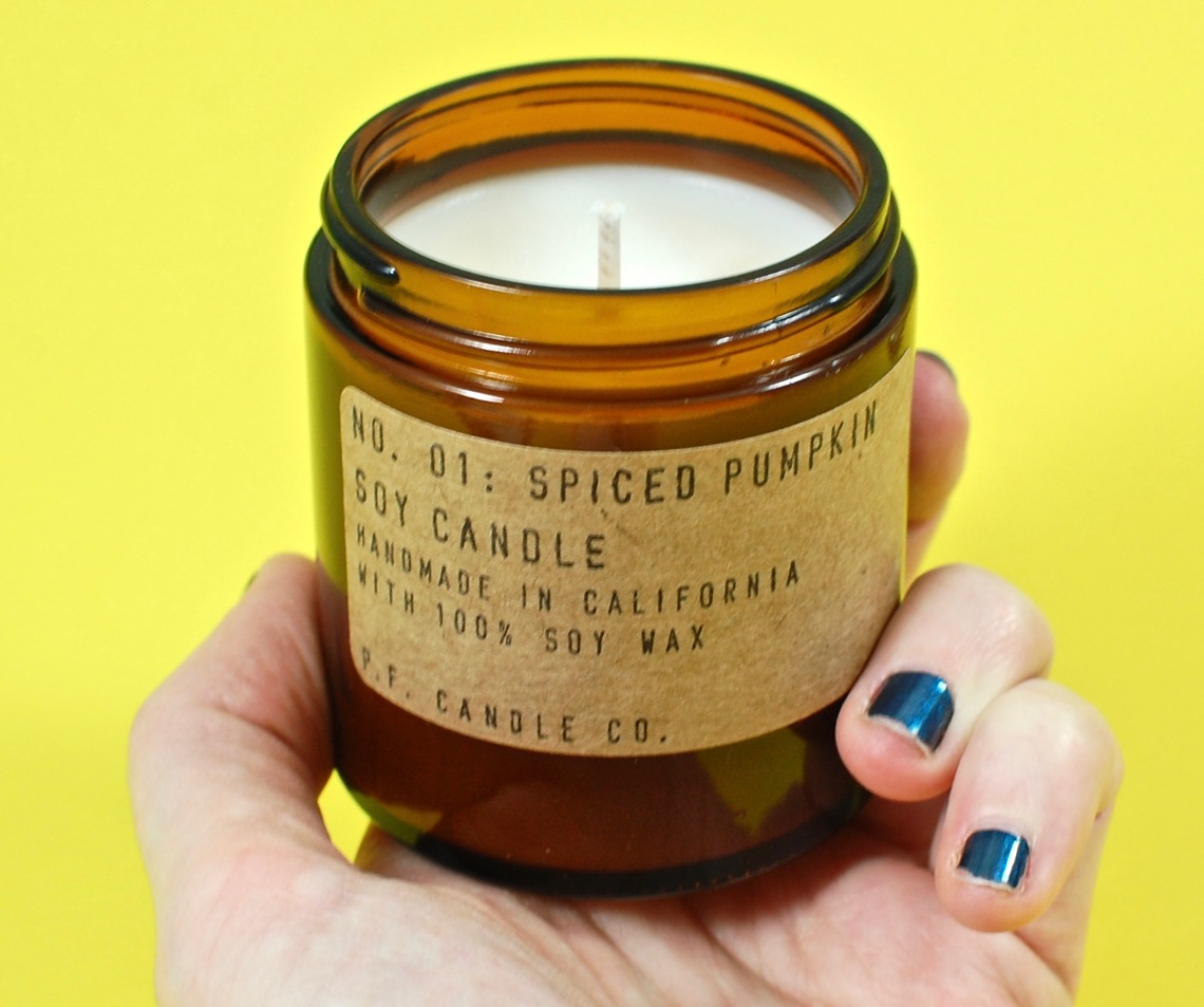 pumpkin spice candle