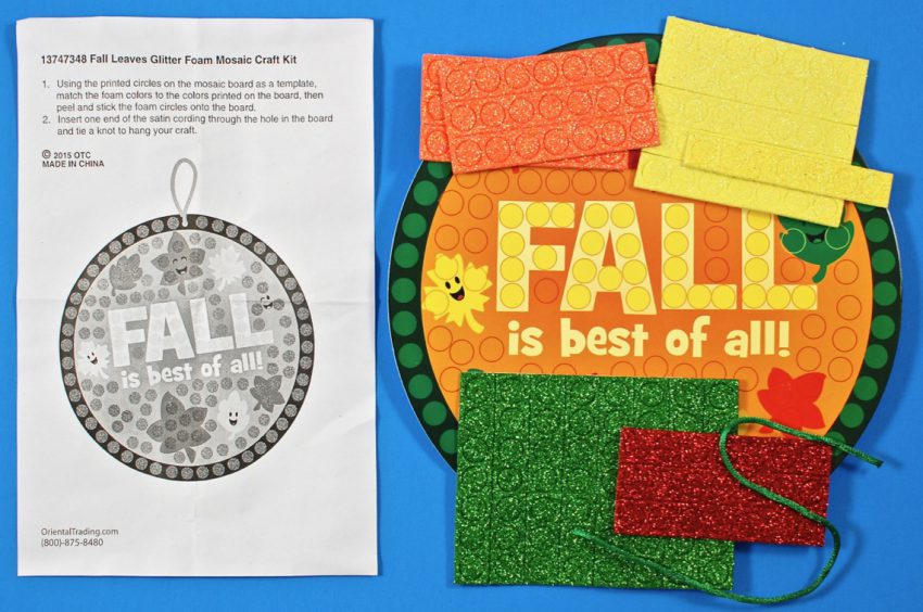 fall craft mosaic