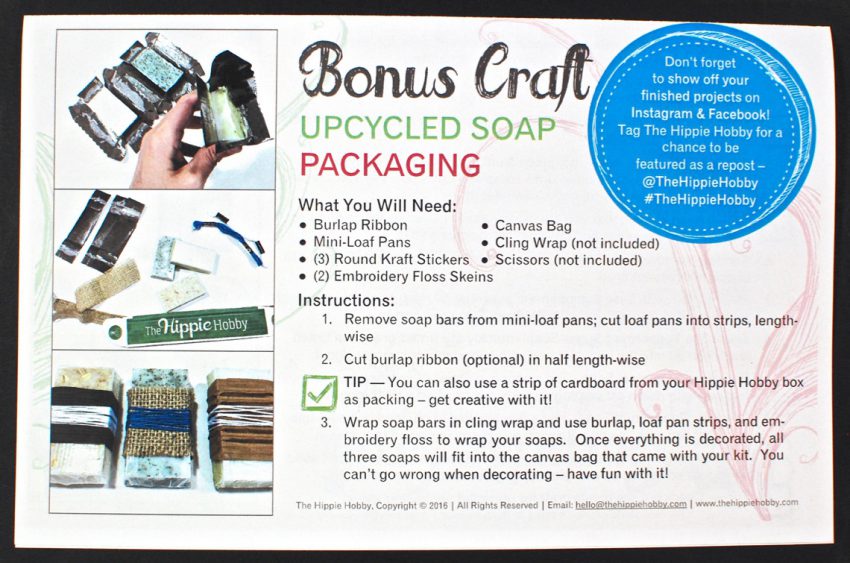 Hippie Hobby bonus craft