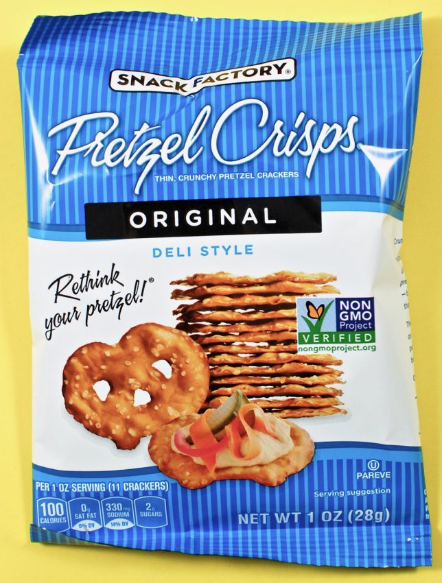 Pretzel crisps