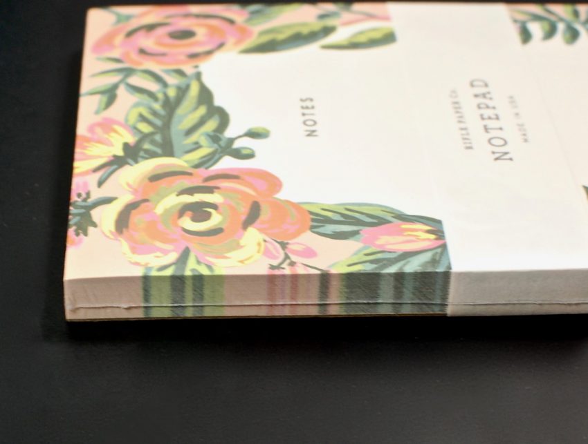 Rifle Paper Co. notepad