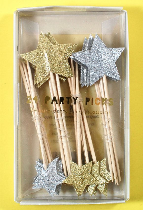 Meri Meri star party sticks