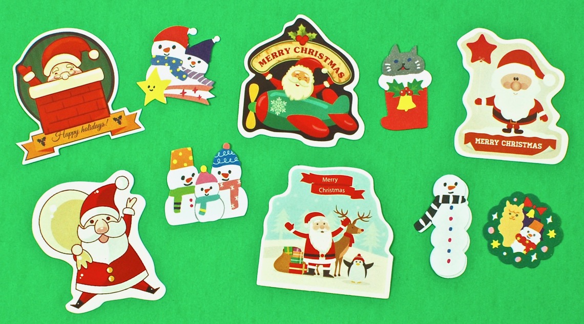 holiday stickers 
