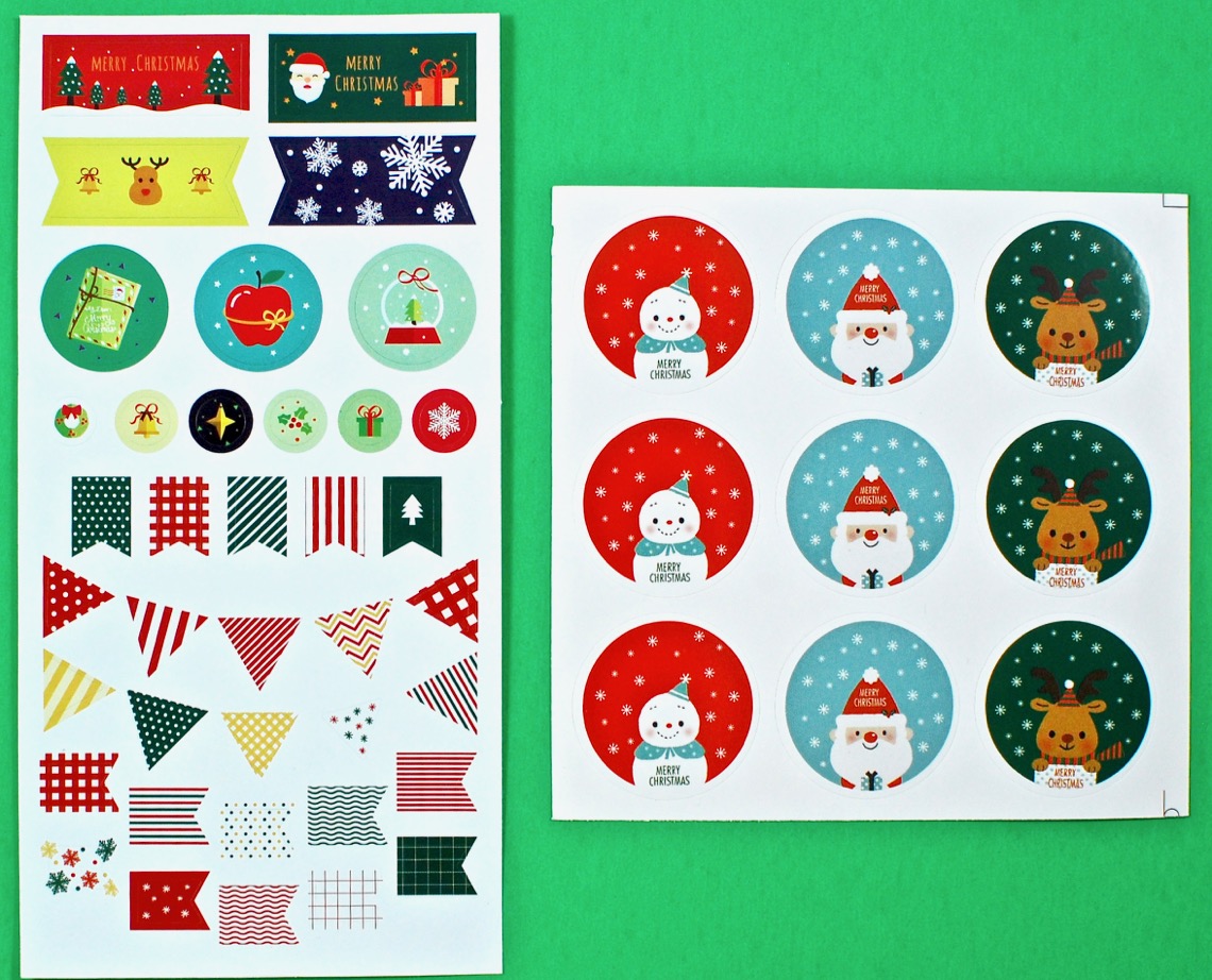 Christmas stickers