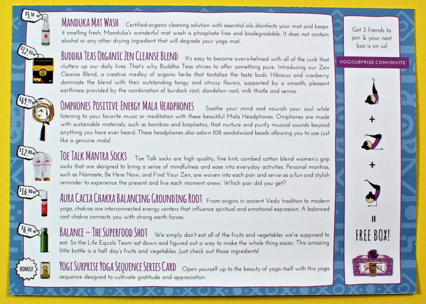 November 2016 Yogi Surprise review