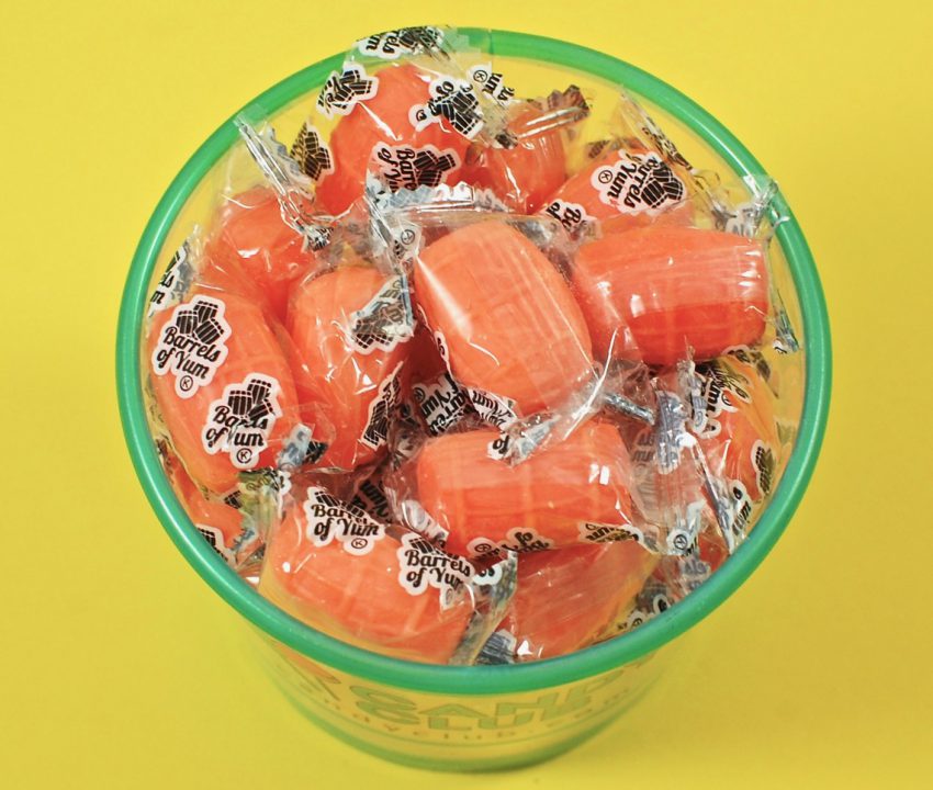 Barrels of Yum candy