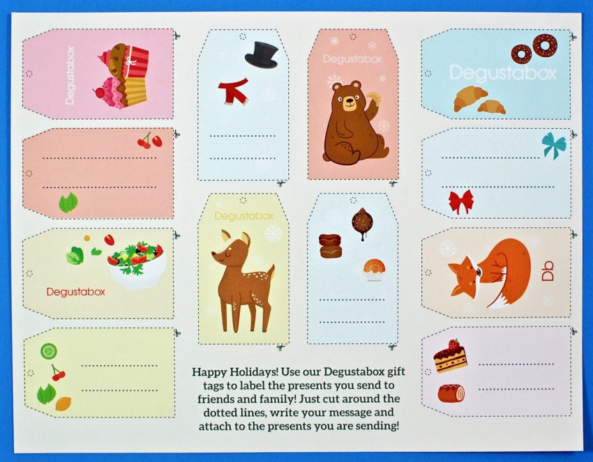 degustabox gift tags