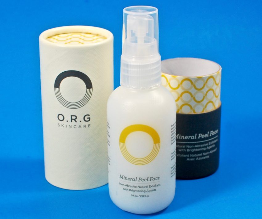 mineral face peel