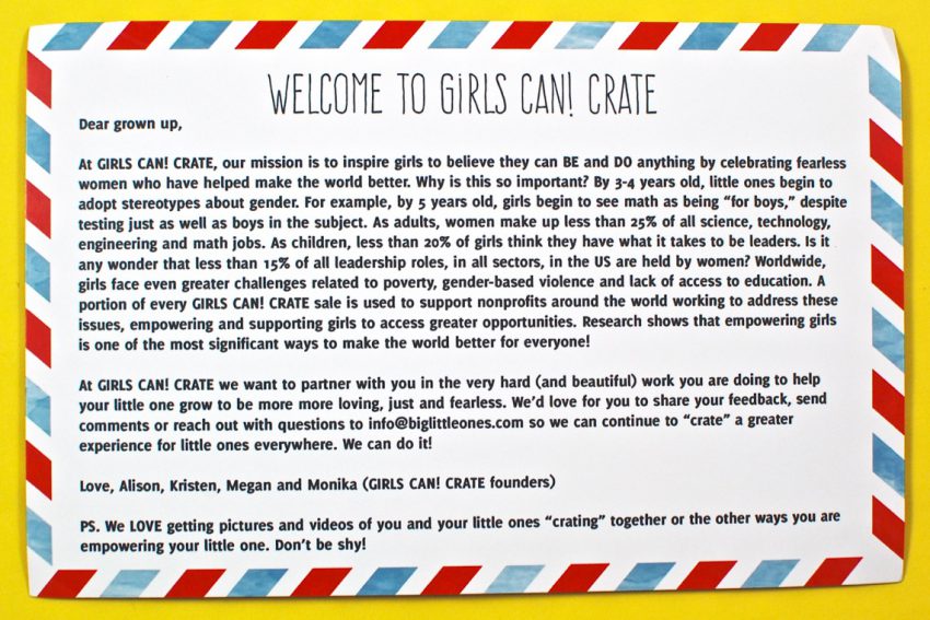 Girls Can Crate review
