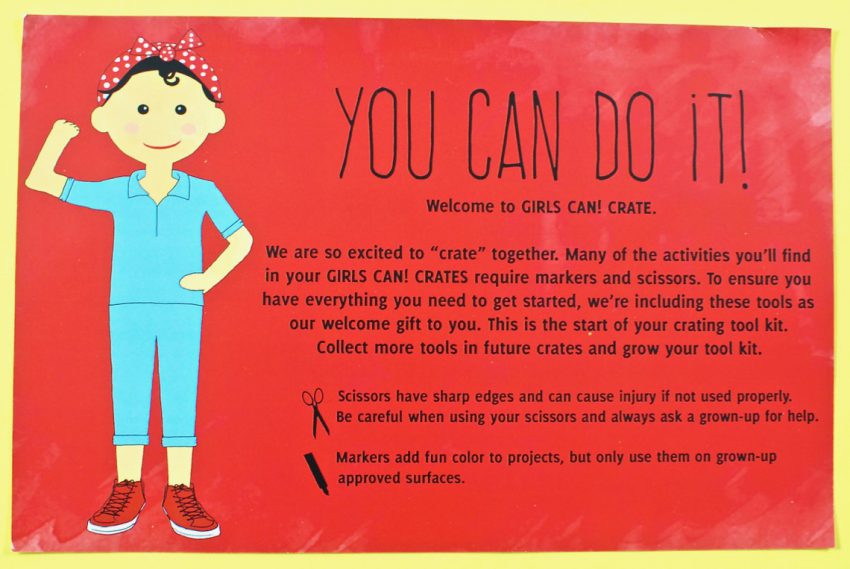 Girls Can Crate box