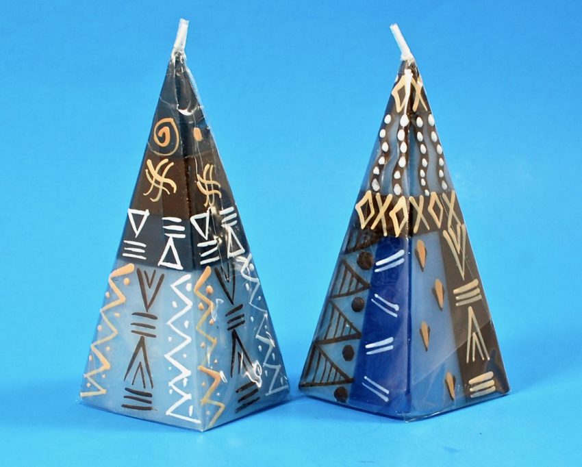 GlobeIn painted candles
