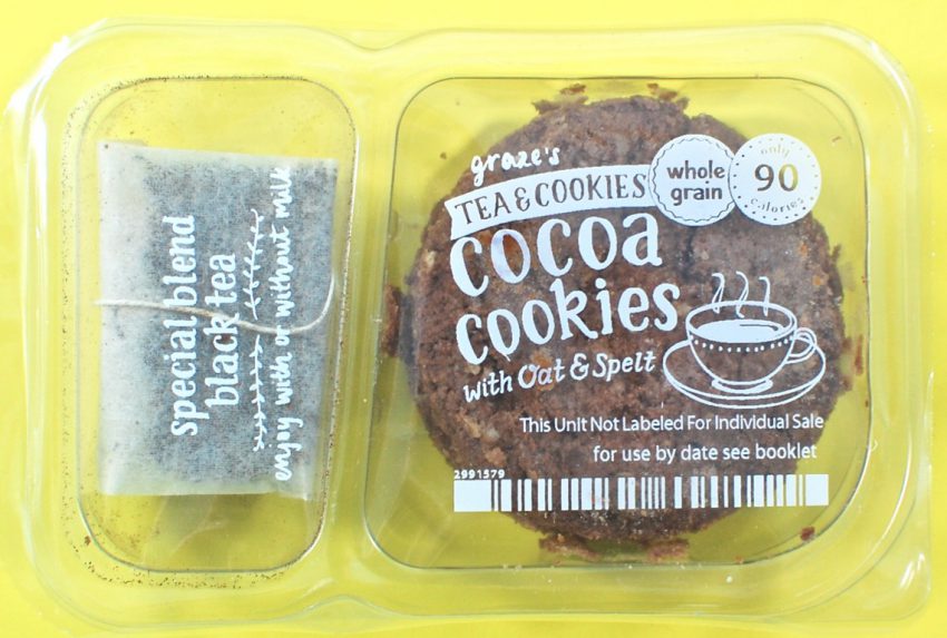 Graze cookies and tea