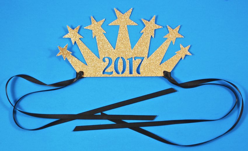 2017 glitter crown