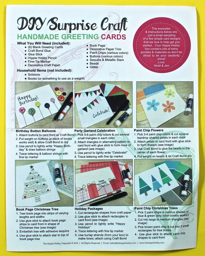 DIY greeting cards