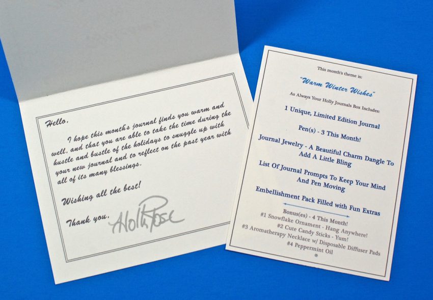 Holly Journals review