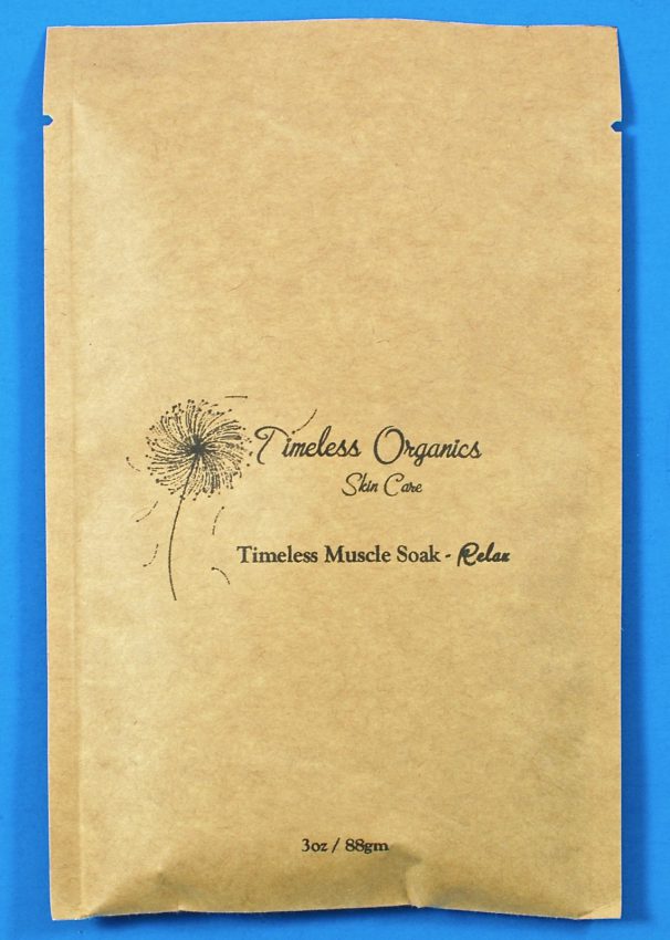 timeless organics skincare muscle soak