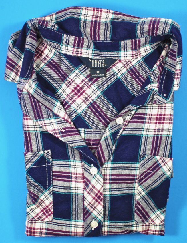 Hayes plaid shirt dress