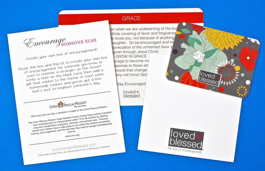Loved + Blessed encouragement kit