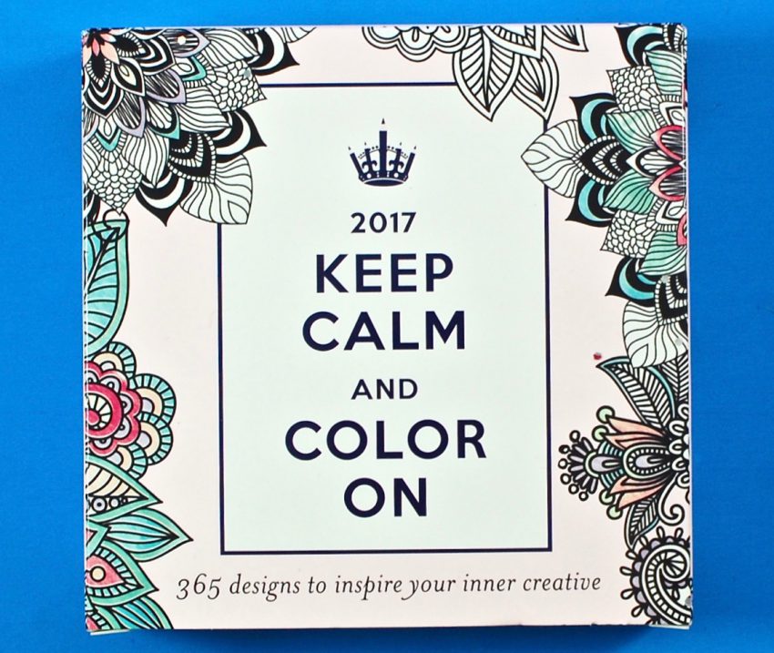 Color a Day calendar