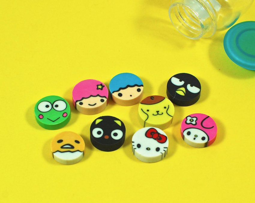 sanrio scented erasers