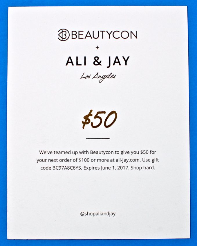 Ali & Jay gift card