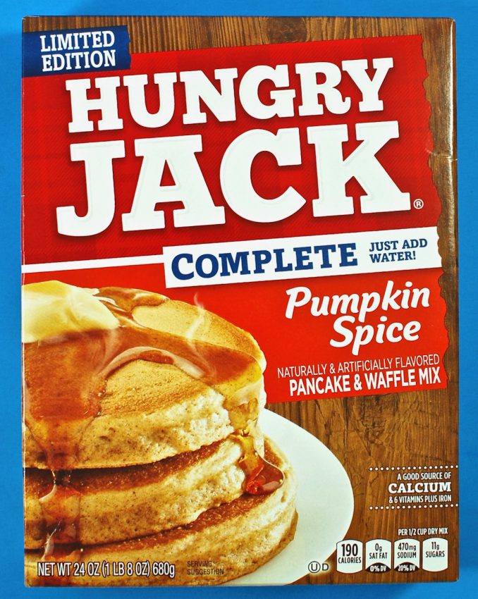 Hungry Jack pumpkin spice