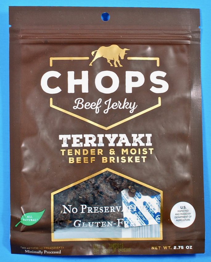 Chops beef jerky