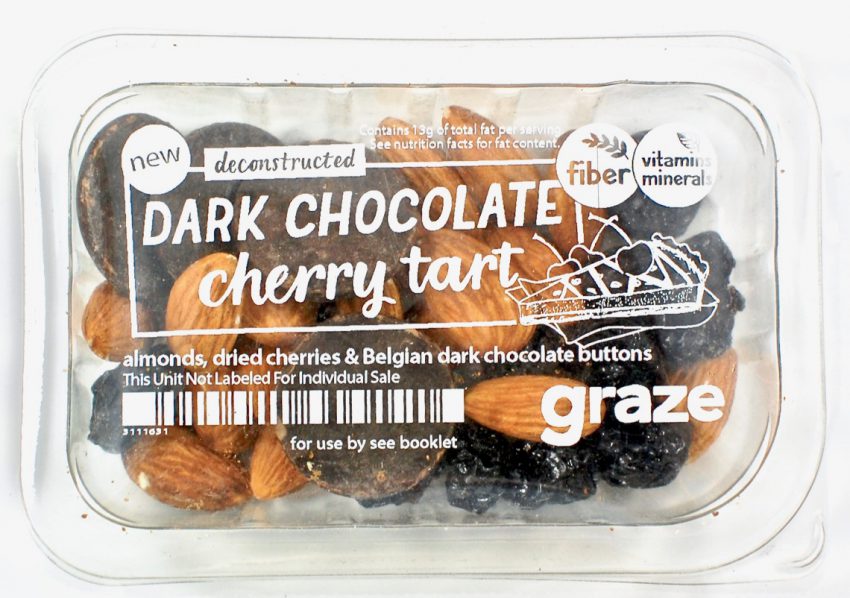 Graze Dark Chocolate Cherry Tart